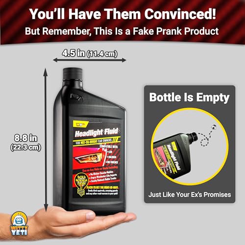 Headlight fluid, which does not exist
