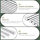 QUARKZMAN 5 Stück 7 * 200mm Aluminium Rundstab Durchmesser Runde Aluminiumstangen Aluminiumlegierungsstange, 6061 Edelstahl Massiv Drehbank Stange Lager für Industrie DIY Handwerk, Silber
