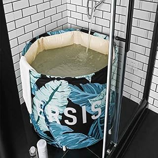 UNIKON Portable Foldable Bathtub Soaking Bath Tub Freestanding Bathtub Plastic Bathing Tub