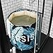 UNIKON Portable Foldable Bathtub Soaking Bath Tub Freestanding Bathtub Plastic Bathing Tub for Shower Stall, Thickening with Thermal Foam to Keep Temperature, Jungle Printed