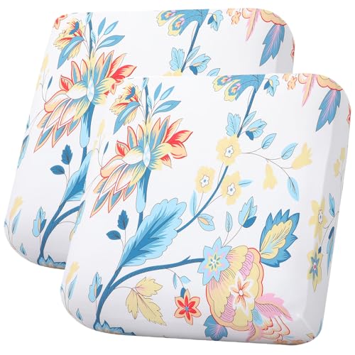 hyha Printed Couch Cushion Covers, Sofa Covers Washable for 2 Cushion Couch