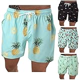 Herren Boardshorts für verschiedene Anlässe:vielseitige Strandshorts geeignet für Innen- und Außenaktivitäten, Schwimmen, Surfen, Laufen, Strandparty, Familienpicknick, Alltag und Urlaub.