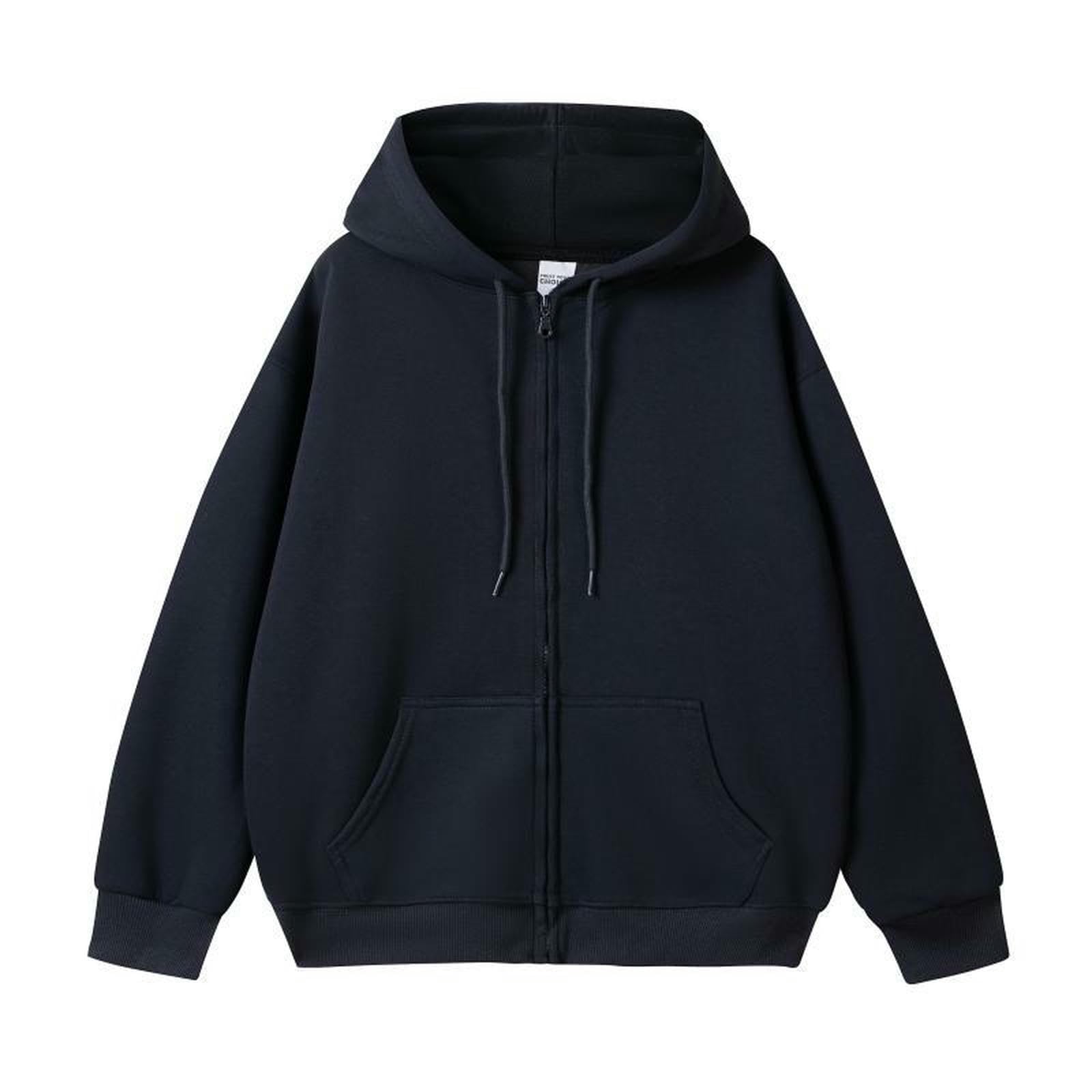 Bluza zimowa bawełniana bluza z kapturem, modna marka, luźna męska