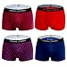 ETERNAL CENTURY Mens Cotton Stretch Boxer Briefs(4-Pack) Star L