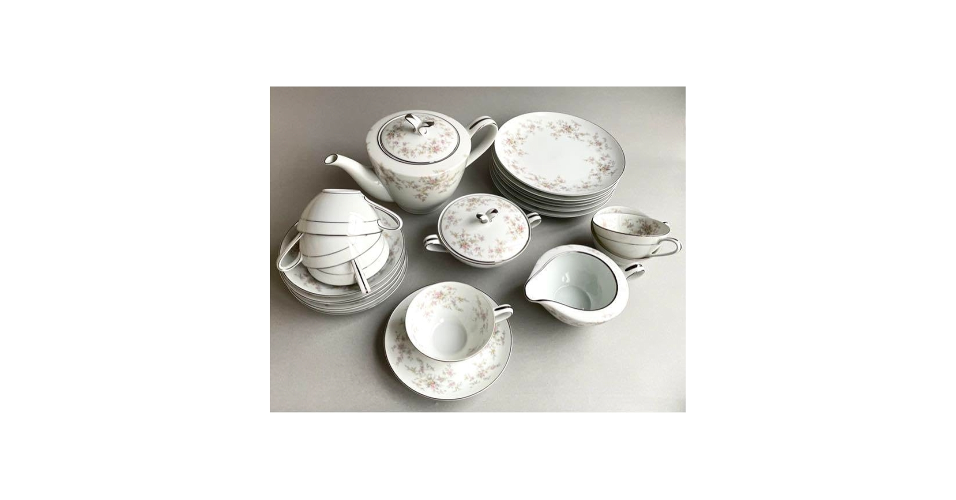 Amazon.co.jp: NORITAKE CHINA 5802 ARLENE ティーセット : おもちゃ