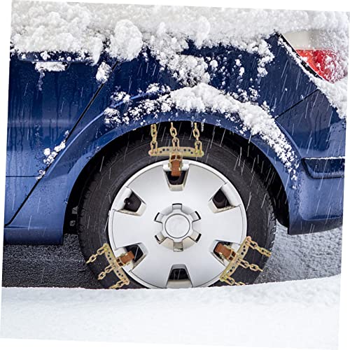 Chaîne neige antidérapante pour pneu et roue de voiture compatible