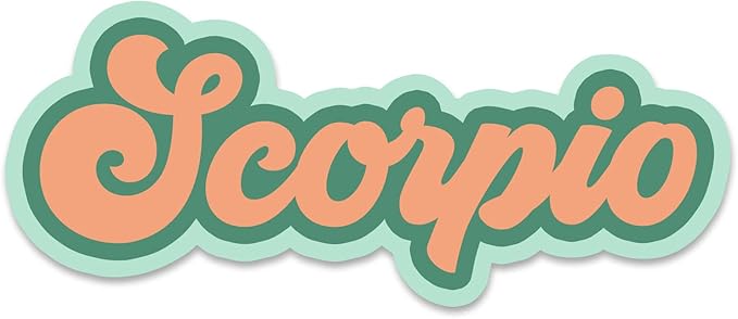 Scorpio Retro Vinyl Sticker Auto Car Truck Wall Laptop | Sticker | 5.5