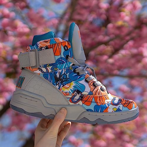 Ewing Athletics 33 Hi Ace Ventura 25th Anniversary by Mache – Vibrant Pattern, Special Edition, Retro Style, Custom Packaging4
