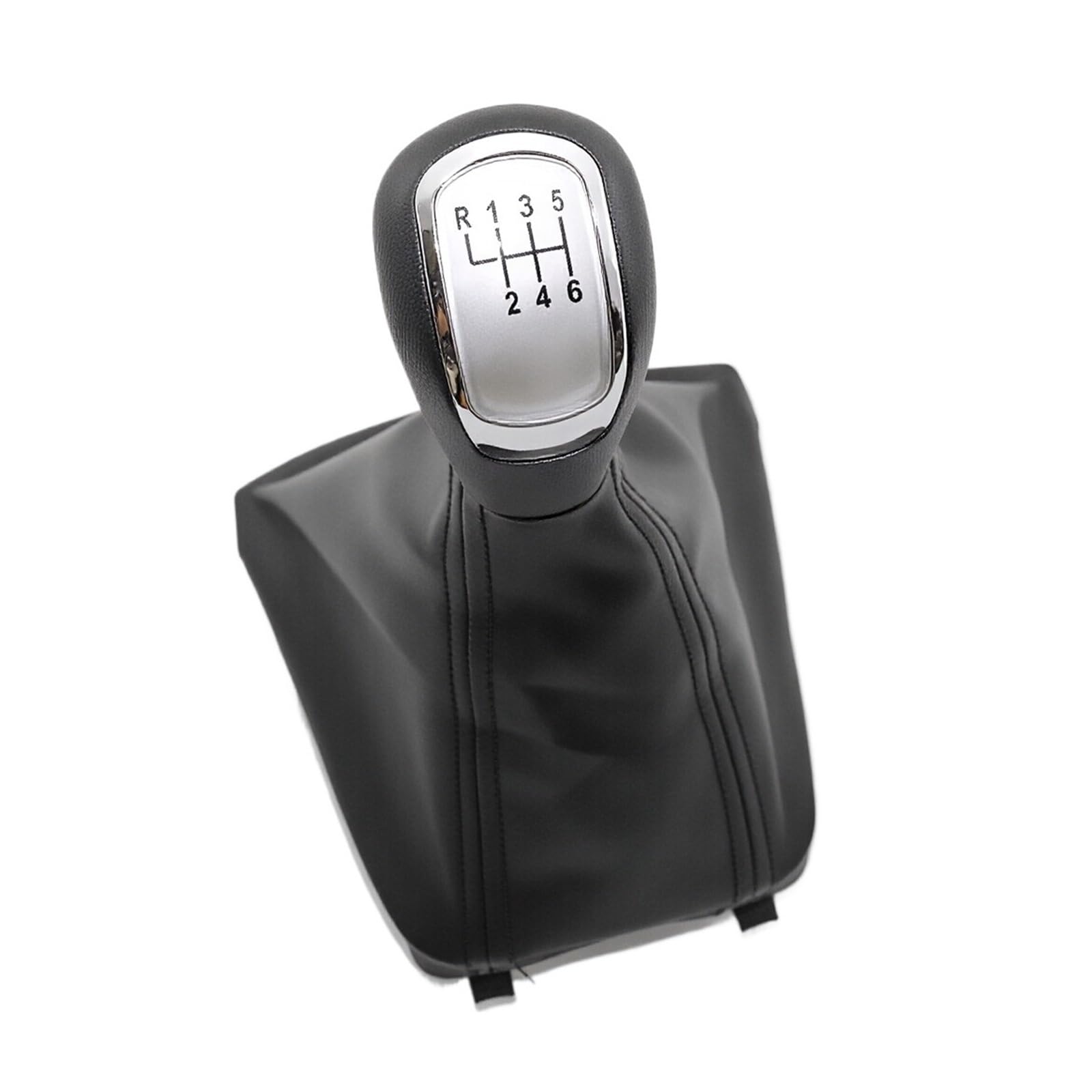 QWQAAB Manual Gear Knob for Skoda for Octavia 2 A5 A6 Sedan Combi 2004-2013 Manual Gear Shift Knob PU Gaiter Boot 5/6 Speed 12mm(6 Speed)