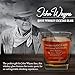 Whiskey Cocktail Glass with John Wayne Quote, Unique Bourbon Glasses, Perfect, Fun, and Ideal Gift for Dads or Grandfather, With Thick Bottom Double Old-fashioned - 10 oz