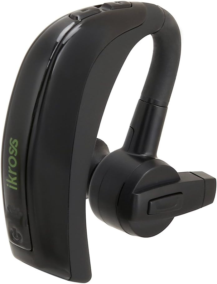 Bluetooth 4.1 Headset, iKross Wireless Handsfree Headphone Earpieces with Echo Cancellation Feature for Apple iPhone 7 Plus, 7, Samsung Galaxy S8, S8+, Huawei, Xiaomi, Oneplus, LG, and More