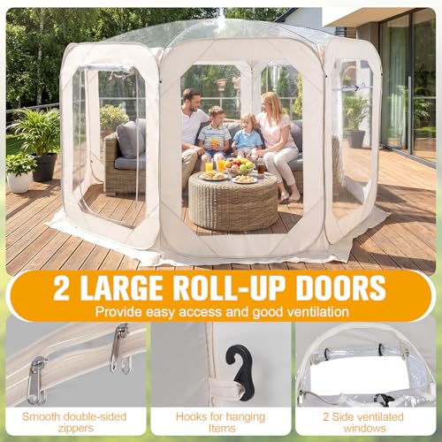 Carpa Globo Jardín Portátil para 6 Personas miniatura 5
