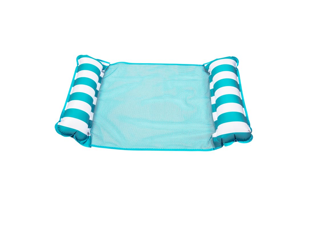 Aqua Leisure Monterey Hammock Ride On, Blue/Orange Assorted