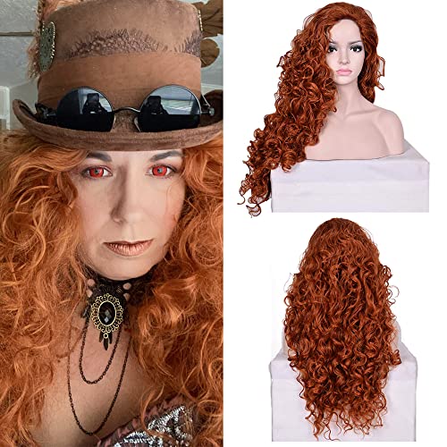 MORTICIA Long Curly Supper Long Fluffy Big Curly Women Costume Cosplay Wig