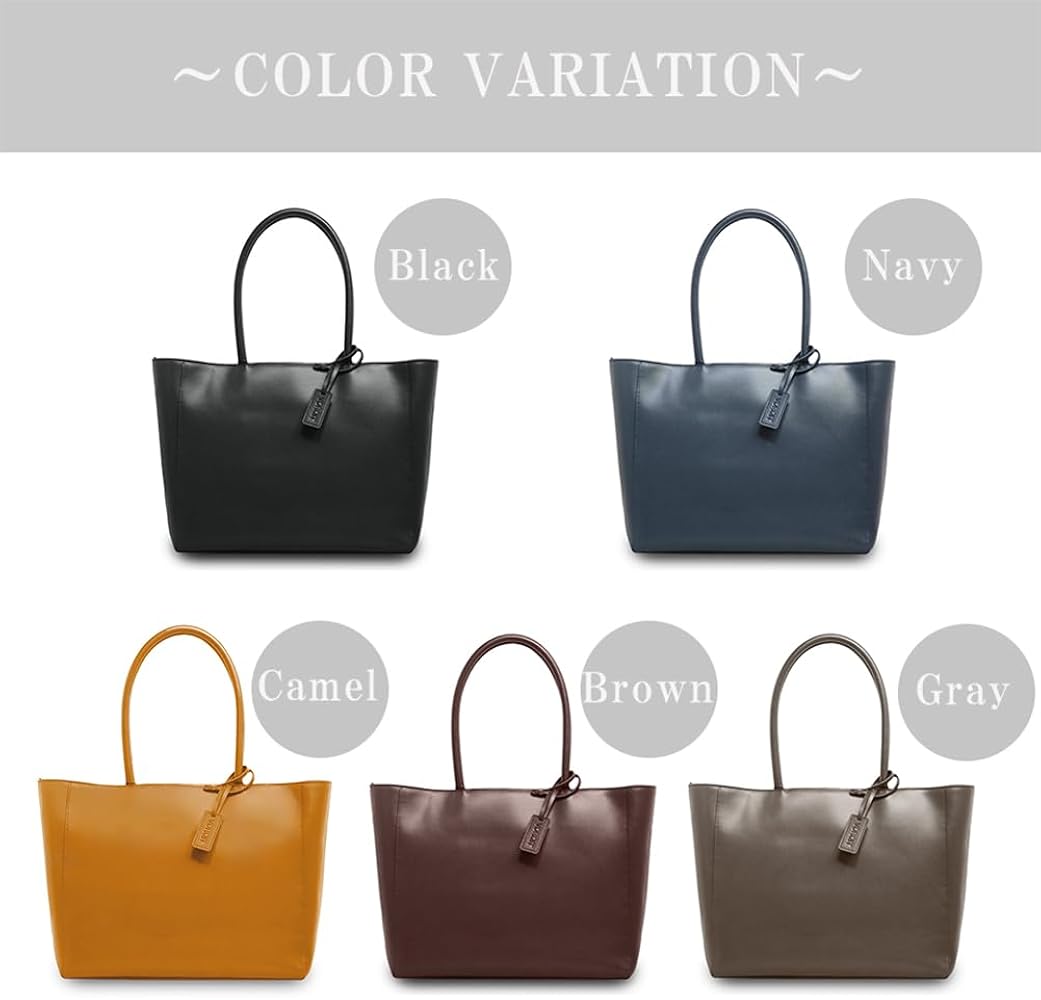 Amazon | [VORQIT] トートバッグ メンズ 本革 牛革 大容量 ビジネス