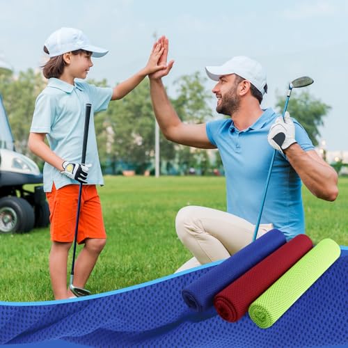 Pallesen Cooling Towel, Cooling Towels for Neck and Face, Cooling Towels for Hot Weather, Sports Cooling Towels, Cooling Towels for Yoga, Running & Gym, 10-Pack, 40" x 12", Random Color - image 3