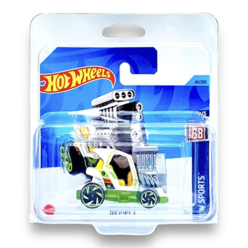 Hot Wheels Tee'd Off 2, Golfing (White, Green & Silver) 2/5 HW Sports, 2023-43/250 (Short Card)