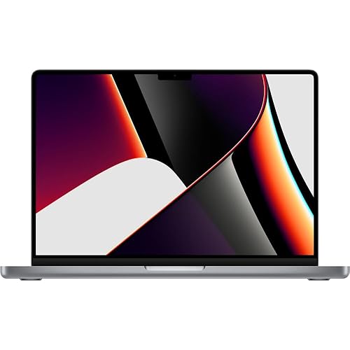 2021 Apple MacBook Pro with Apple M1 Pro Chip (14-inch, 16GB RAM, 512GB SSD Storage) (QWERTY English) Space Gray (Renewed)