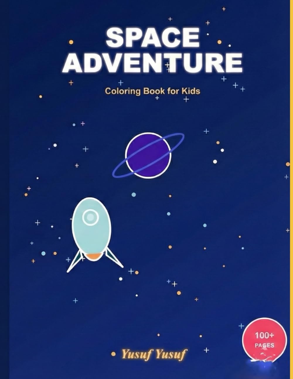 SPACE ADVENTURE: Coloring Book for Kids