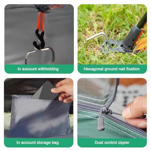 Carpa Familiar Doble Capa para Camping, 3-5 Personas miniatura 7