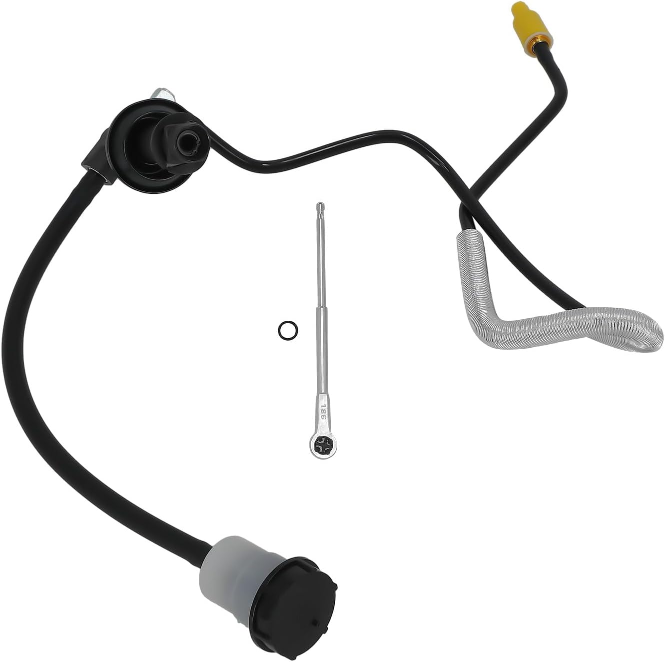 maXpeedingrods Pre-Filled Clutch Master & Slave Cylinder Line for Ford Ranger 2.3L-3.0L 1995-2011 Mazda B2300 B3000 - Direct Fit PF0718 PM0720