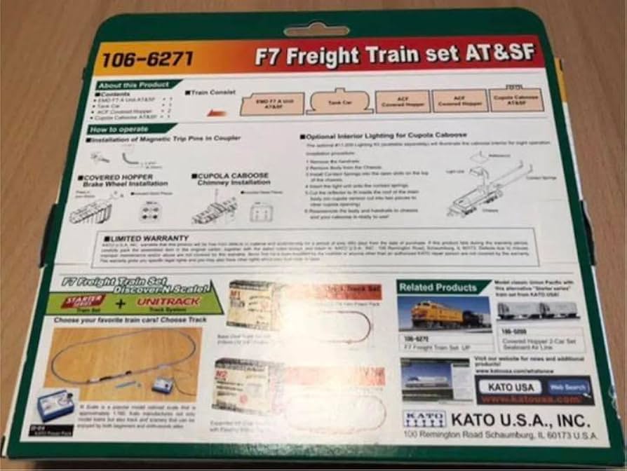 Amazon.co.jp: カトー 106-6271 F7FreightTrainSet 海外版 Nゲージ