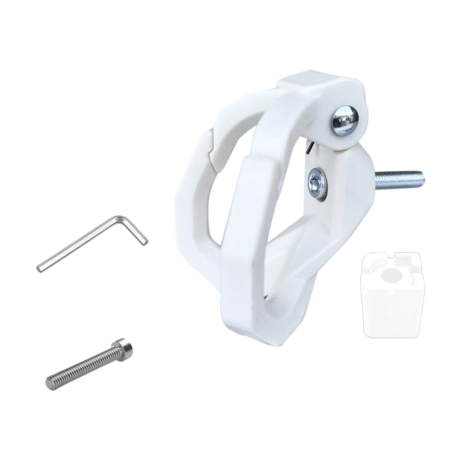 CRFFZ Front-Mount Motorcycle Cargo Hook Heavy Duty ABS/Aluminum Alloy Hanger for Ebikes & Scooters, Quick Installation Electric Bike Front Hook Bike Cargo Mount