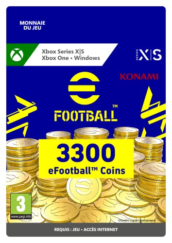 Coin 3300 eFootball pour Xbox et PC Win 10 code de téléchargement