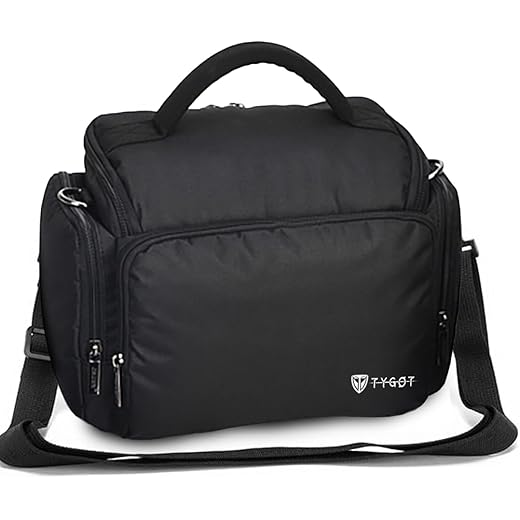 Tygot Water Resistant Camera Bag Black & Silver