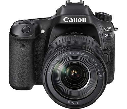 Canon EOS 80D DSLR Digitalkamera inkl. EF-S 18-135mm F3.5-5.6 is USM Objektiv (24,2 Megapixel, 7,7 cm (3 Zoll) Display… – Ansicht 3