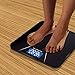 anruo Waga waga ludzka inteligentna elektroniczna cyfrowa waga domowa waga podłogowa szkło hartowane wyświetlacz LCD 180 kg / 50 kg