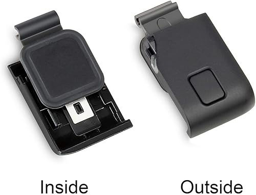 Miniatura 2 de Reemplazo USB Cubierta de la puerta lateral para GoPro Hero 5 6 7 Negro Cámara Reparación Accesorios Accesorios Kit Negro