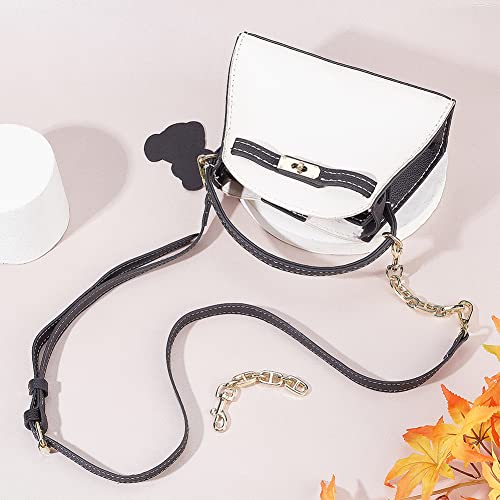 UNICRAFTALE 2Pcs Bag Extender Chains Alloy Purse Chain Strap 12cm Light Gold Crossbody Shoulder Bag Strap Extender Chains with Swivel Eye Bolt Snap Hook for Bag Straps Replacement Accessories - Image 4