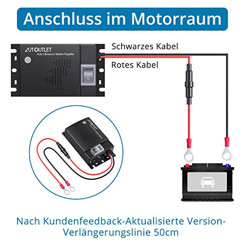 Marderschreck AUTOUTLET – Ultraschall Marderabwehr für Fahrzeuge