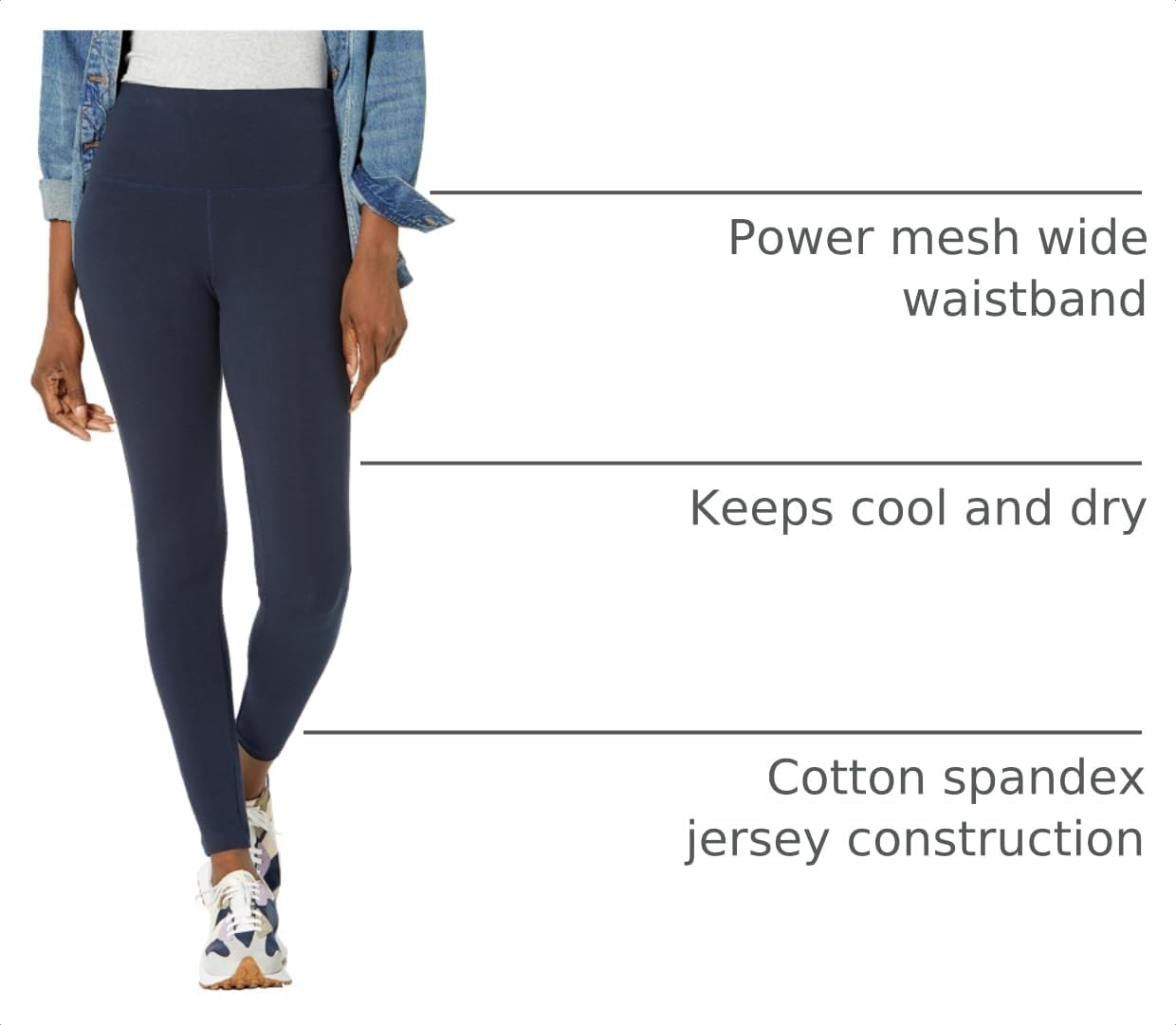 Jockey Women's Cotton Stretch Basic Ankle Leggings