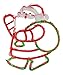 Northlight Lighted Santa with Green Sack of Gifts Christmas Window Silhouette Decoration, 17.75"