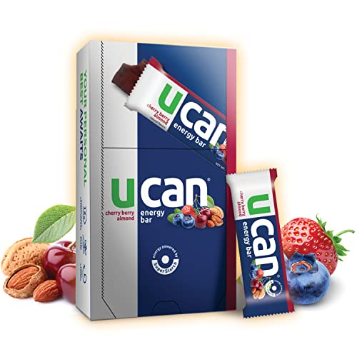 Ucan Strawberry Banana Edge Energy Gel, Cherry Berry Energy Bars & Cran-Raz Energy Powder - Great For Running, Training, Fitness, Cycling, Crossfit & More | Sugar-Free, Vegan, & Keto Friendly #TOP3
