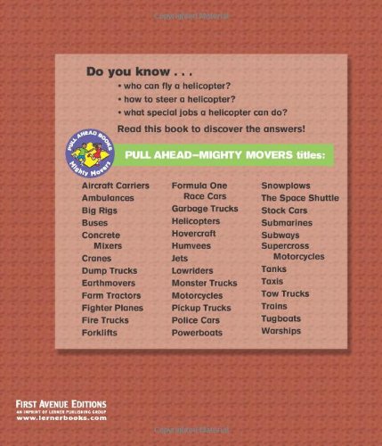Helicopters (Pull Ahead Books ― Mighty Movers) #TOP1