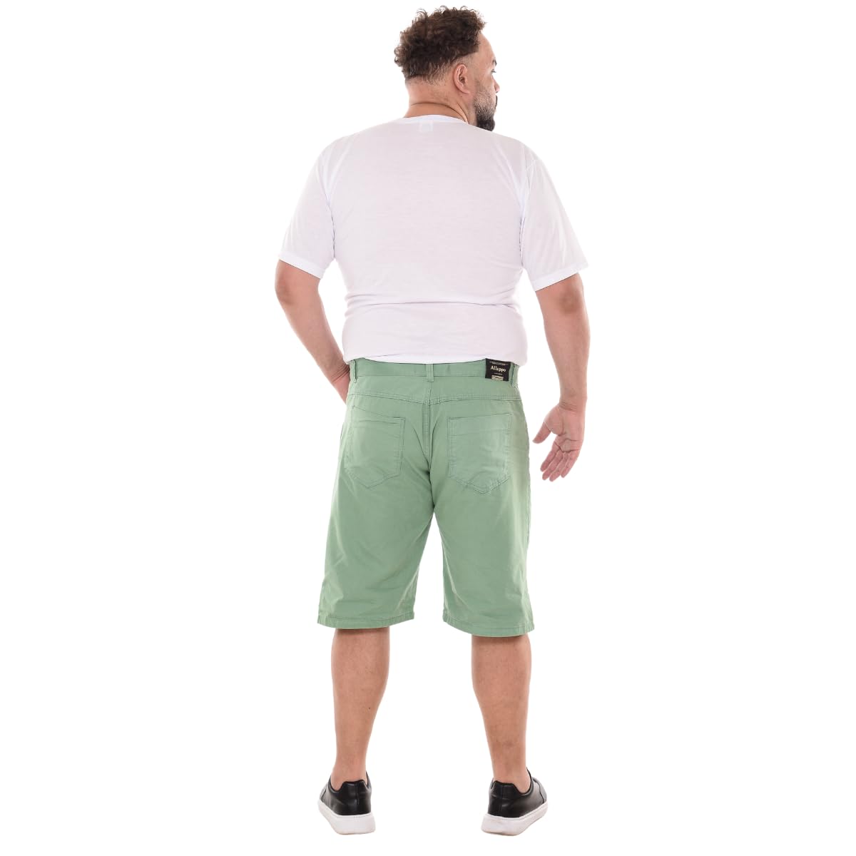 Alleppo Jeans Bermuda Masculina Plus Size em Sarja, Verde em promoção! Veja a oferta e mais achadinhos de Shorts & Bermudas 3 Hoje é o melhor dia para comprar Alleppo Jeans Bermuda Masculina Plus Size em Sarja, Verde com aquele preço maroto! Promoção! Aproveite a oferta! 3