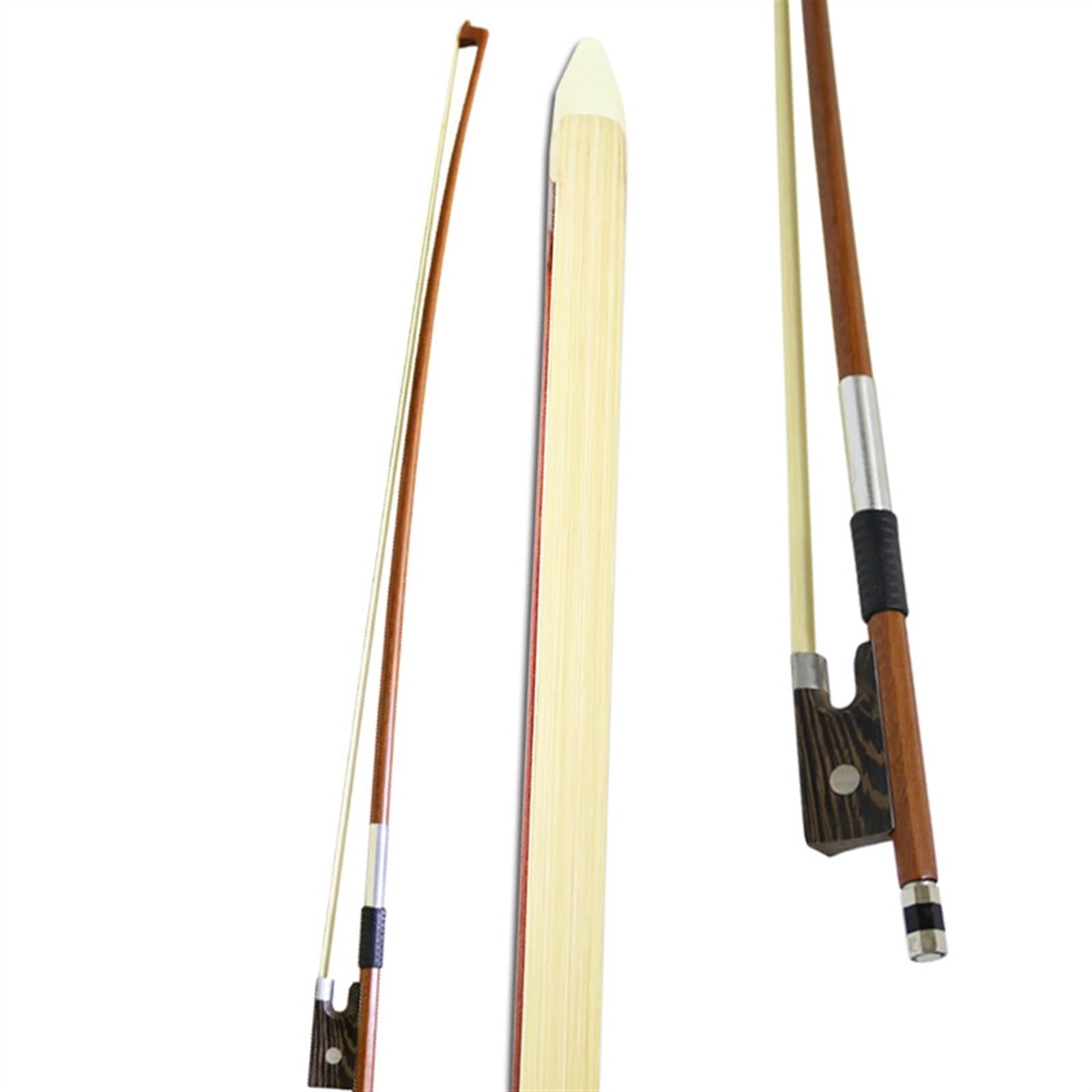 Arco De Violín Tirador De Arco Varilla De Arco Principiante Cola De Caballo Varilla De Violín Madera Brasileña (Color : 3/4)