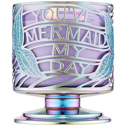Bath and Body Works Mermaid My Day Pedestal 3 Wick Candle Holder