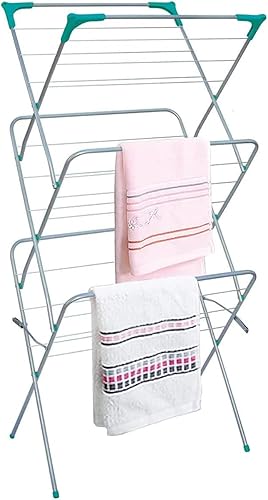 Estante de secado de ropa para ropa, secadora de ropa de madera, estabilidad extrema, resistente, plegable, ahorro de espacio, uso en interiores y disponible en Yaxa Costa Rica