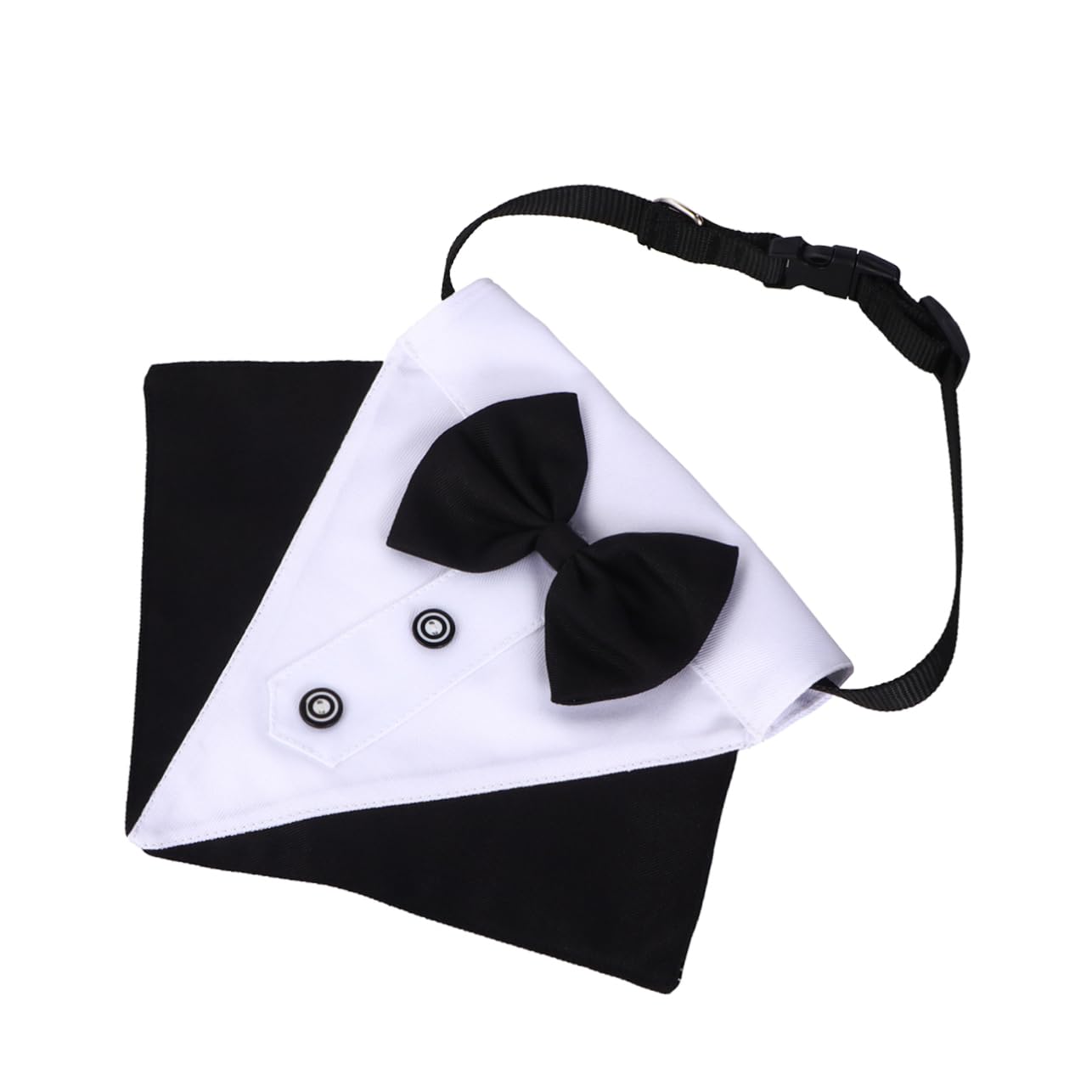 Toddmomy 3ensembles Bandana Triangulaire pour Chien avec Nœud Décoratif Écharpe De pour Animaux De Compagnie pour Sorties Photos