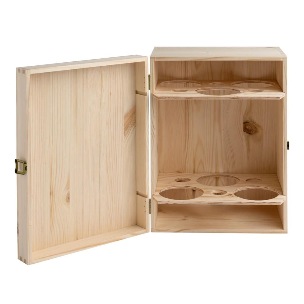 3+3 Bottiglie 750 ml |Misura Interna 33,5X25,5X19 |Custodia/Contenitore Vino/Birra|Per Compleanni Matrimoni Eventi ART. TGCOF33