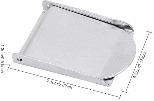 Miniatura 9 de Keenso Hebilla de cinturón de peso de buceo de acero inoxidable Hebilla de cinturón de peso de buceo Hebilla de plata para esnórquel Vela Deportes