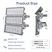 Kekeou GDIDEA LED Flood Light Outdoor 300W Field Light Stadium Lights LED Floodlights 33000LM 6500K IP67 Waterproof Adjustable Lighting Angle Exterior Flood Lights for Arenas