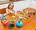 JOYIN 37Pcs Kids Play Kitchen Set, Food Toy, Cookware Set Including Pots and Pans, Play Food, Cutting Vegetables, Kids Kitchen Toy Accessories, Gifts for Toddler Boys Girls Ages 1-8
