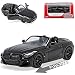 Produktbild alles-meine.de GmbH B-M-W Z4 G29 Cabrio Offen Schwarz Ab 2018 ca 1/43 1/36 Modell Auto mit individiuellem Wunschkennzeichen