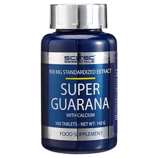 Scitec Nutrition Super Guarana con Calcio 100 tabletas