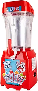 ICEE Home Countertop Slushie Maker – Frozen Drink Machine for Slushies, DIY Frozen Beverages, Parties, Kids, Easy-to-Use, Compact & Durable. Creates up to 34Floz of Ice Cold ICEE Slushy.